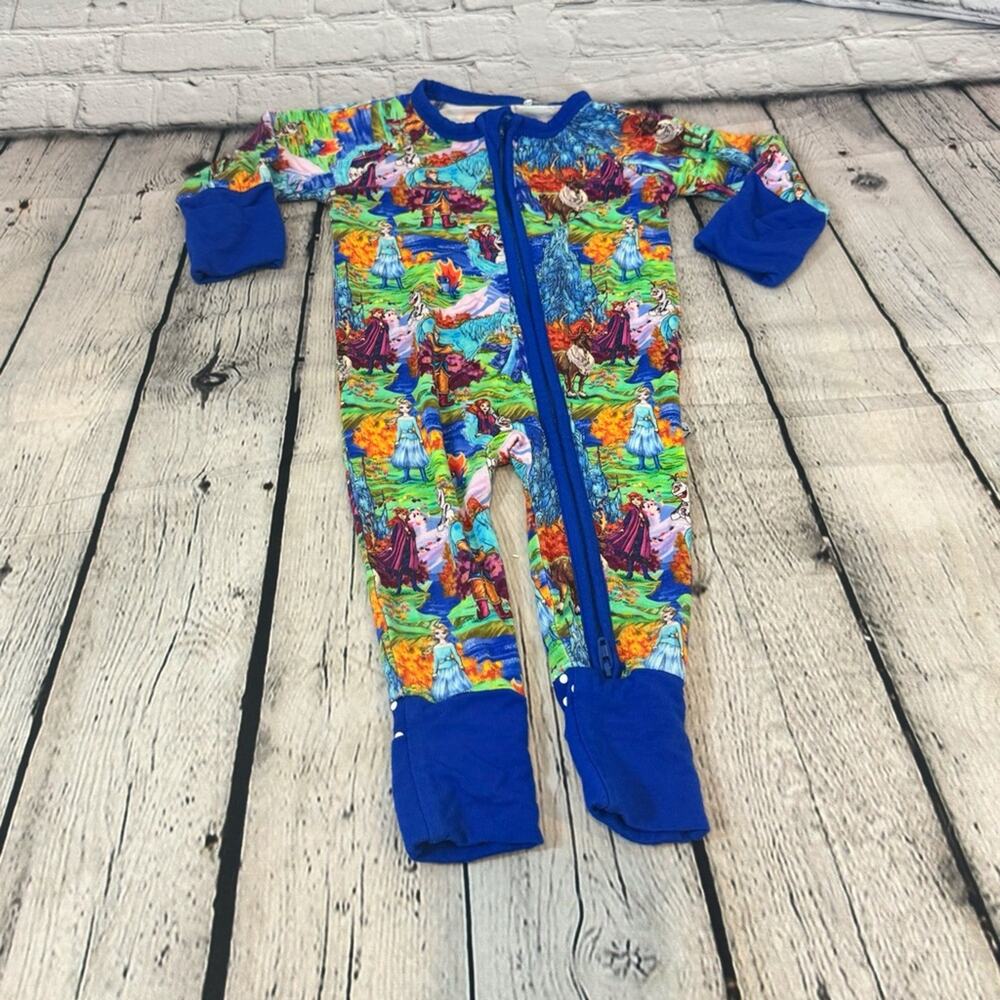 Bamboo Necessities Frozen Bamboo Zippie Romper